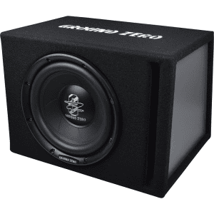 Gležni ALT tag za subwoofer Ground Zero GZIB 25BR u kutiji.