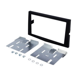 Opel Astra H 2004-2010 2-DIN crna maska za radio, jednostavna za ugradnju.