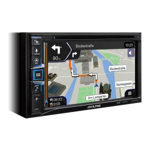 Alpine INE-W611D multimedijski predvajalnik s navigacijom za automobile.