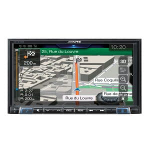 Alpine INE-W720D multimedijska jedinica s navigacijom i ekranom za automobile.