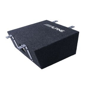ALPINE subwoofer kutija za auto zvučnike, visokokvalitetna i zvučno izolirana.