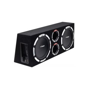 Vibe SLICKV12T-V2 subwoofer u kutiji za snažan zvuk u vozilu.