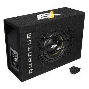 Aktivni subwoofer ESX QXB8A za snažno bas zvuk u automobilu.