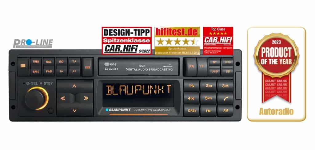 Autoradio Blaupunkt Frankfurt RCM 82 DAB za kvalitetan zvuk i DAB radio prijem.
