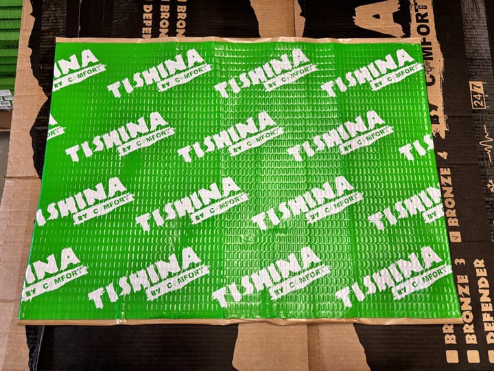 Izolacija od bitumena za zvučnu i toplinsku izolaciju, COMFORT MAT BRONZE 4 MM, 500x700 mm.