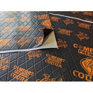 Izolacija COMFORT MAT COBRA 2,3 mm za zvučnu i toplinsku izolaciju u vozilima.