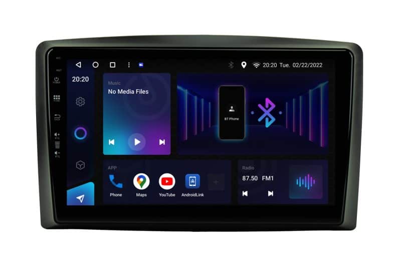 Android autoradio za Mercedes Vito3 s 10-inčnim ekranom, podrška za Bluetooth i multimediju.