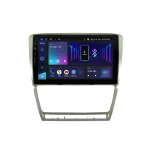 Android autoradio za Škoda Octavia 2 s 10-inčnim ekranom, 8GB RAM-a i 128GB interne memorije za vrhu.