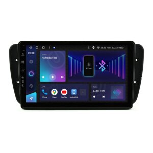 Android autoradio za Seat Ibiza 6J, 9-inčni ekran, 8GB RAM, 128GB memorije.