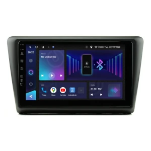 Android autoradio za Škoda Rapid, 9-inčni ekran, 4GB RAM, 64GB memorije, moderni multimedijski susta.
