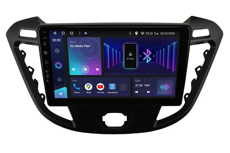 Android autoradio za Ford Transit Custom, 9" ekran, 8GB RAM, 128GB memorije.
