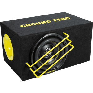 Aktivni subwoofer Ground Zero GZRB 20SPL-ACT za snažno bas zvuk u automobilu.
